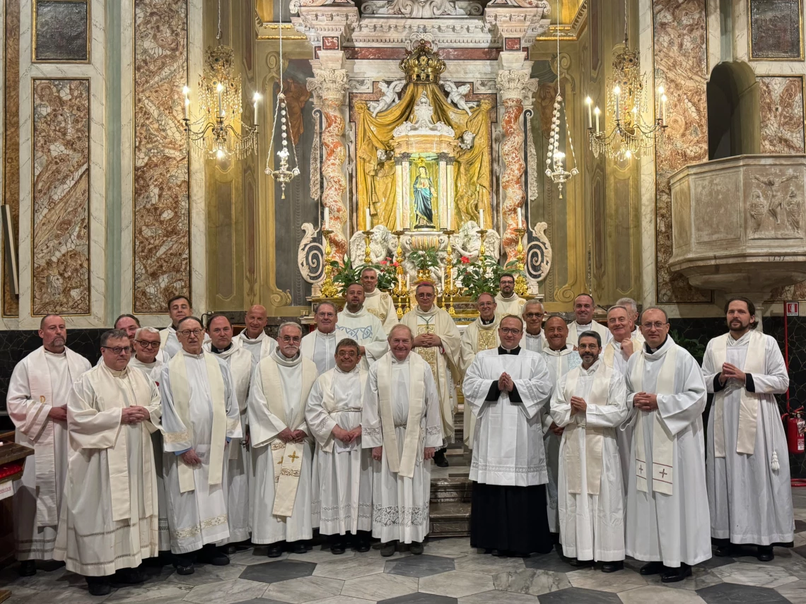 Sacerdoti e diaconi della diocesi di Monaco ospiti del clero di Taggia