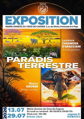 "Paradis Terrestre", un viaggio tra natura e immaginazione: a Cros-de-Cagnes dialogano i mondi di Laurence Casanova e Régine Krüger