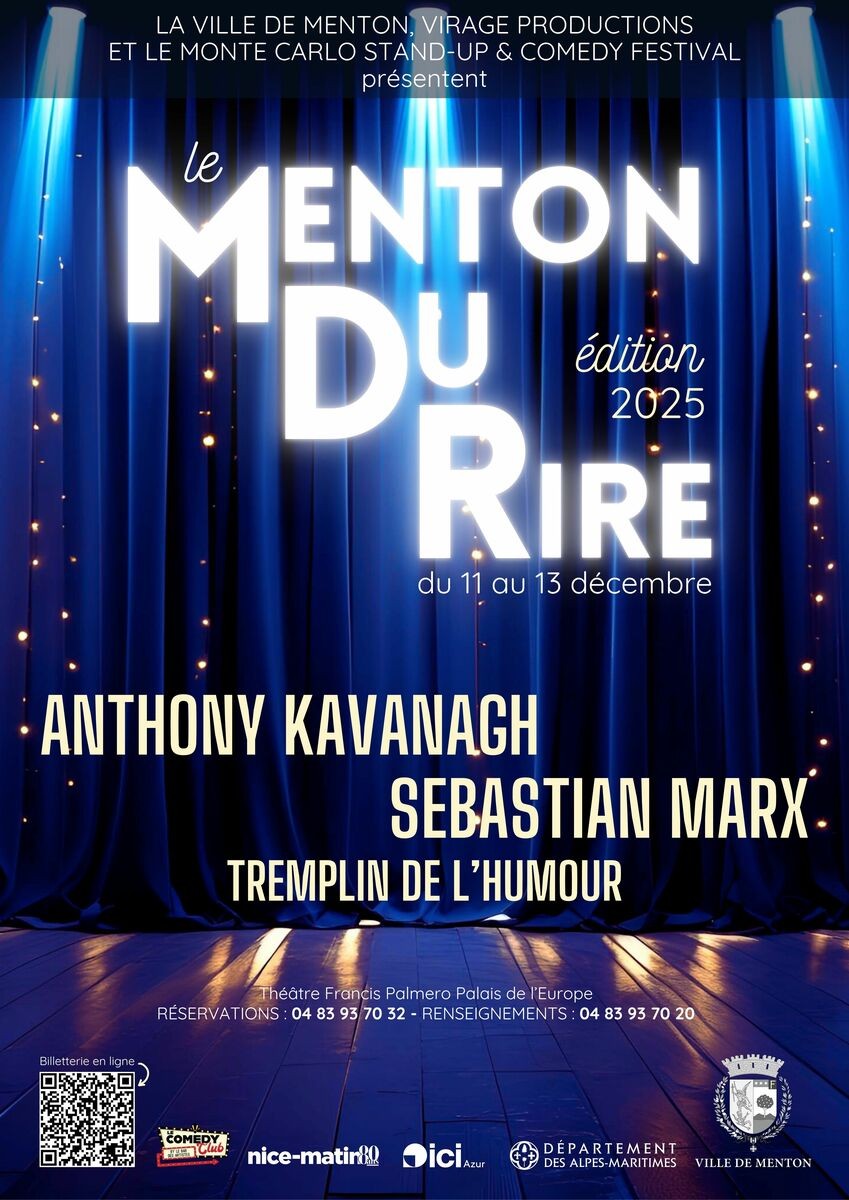 Festival del Sorriso a Mentone: Tre Serate di Risate al Teatro Francis Palmero