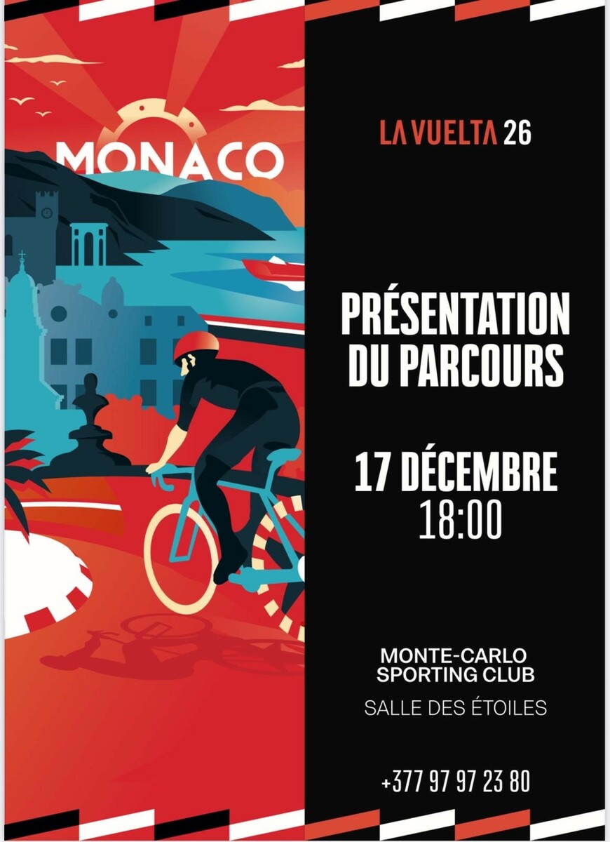 Monaco accoglie la presentazione ufficiale del percorso de La Vuelta 26