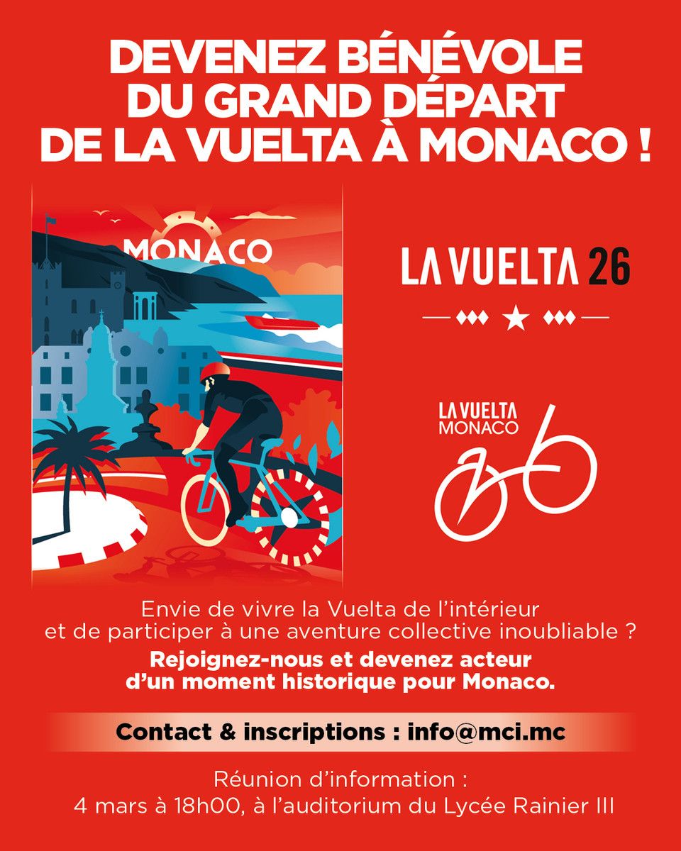 Diventa volontario del Grand Départ della Vuelta a Monaco!