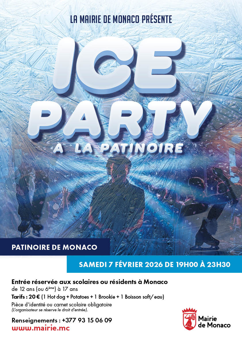 Serata «Ice Party» alla pista di pattinaggio di Monaco