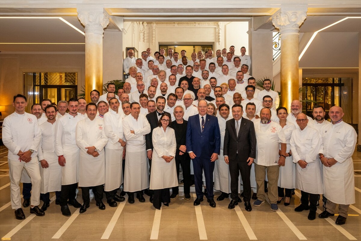 La Guide MICHELIN e Monte‑Carlo Société des Bains de Mer riuniscono 110 chef stellati all'Hôtel de Paris Monte‑Carlo per una Cena degli Chef inedita (Foto)