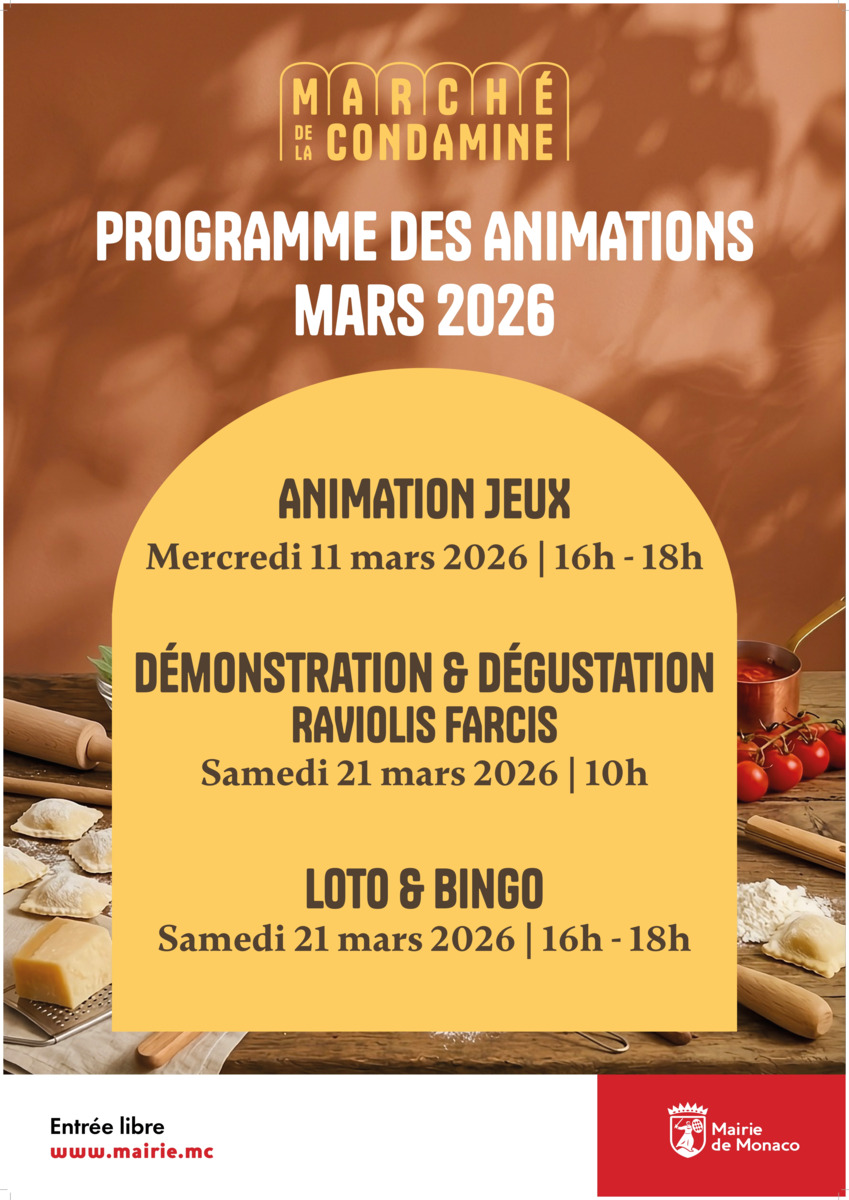 Gastronomia, divertimento, loto e bingo nel weekend al Marché de la Condamine di Monaco