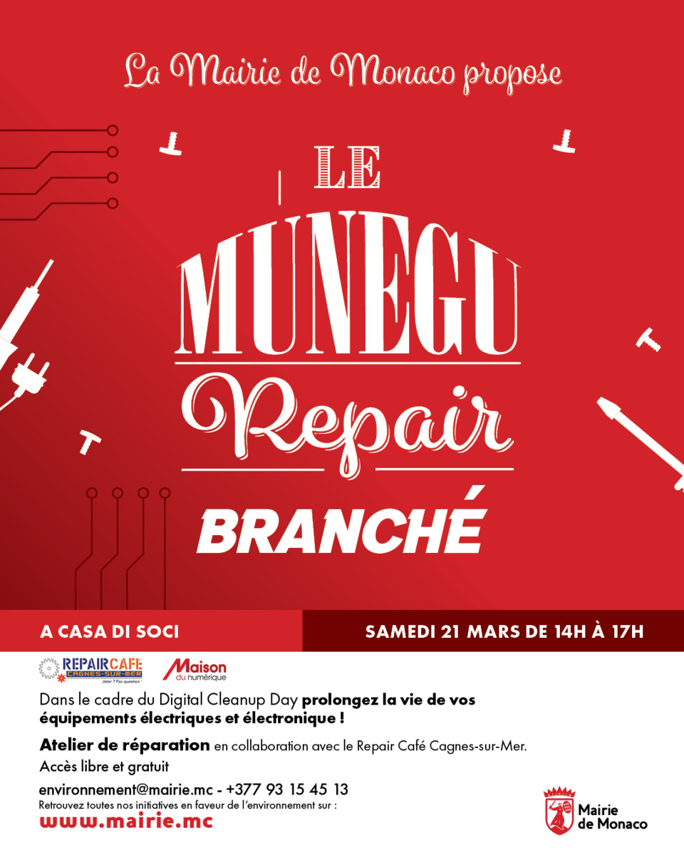 Monaco ospita la seconda edizione del Mùnegu Repair Branché alla Casa d’I Soci