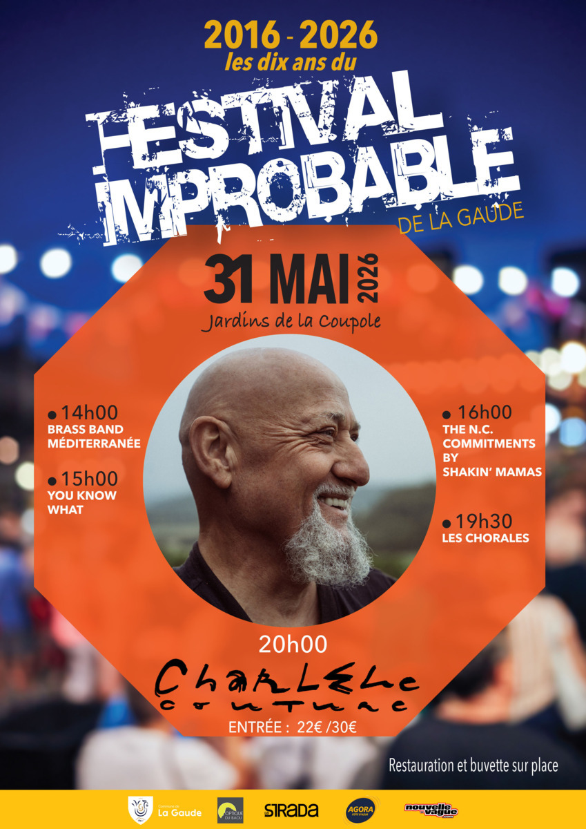 Festival Improbable 2026: a La Gaude sei giorni di musica per il decimo anniversario, con CharlElie Couture