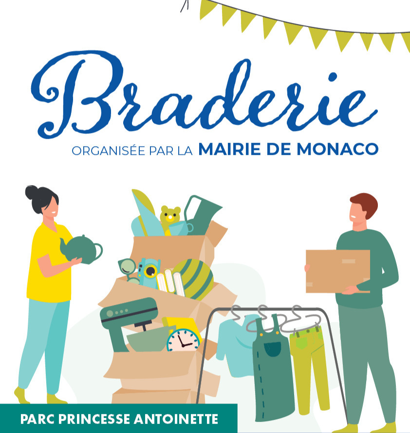 Braderie della Mairie de Monaco al Parc Princesse Antoinette: economia circolare e iniziativa dei giovani