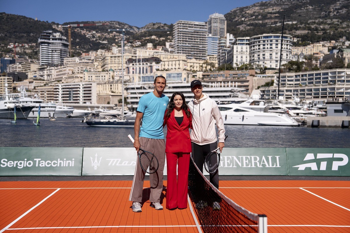 Sinner e Zverev protagonisti a Monaco per l’apertura del Rolex Monte-Carlo Masters