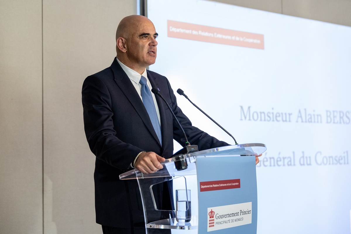 Visita di Alain Berset a Monaco in vista della Presidenza monegasca del Comitato dei Ministri
