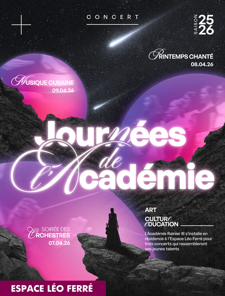 Tre giorni di musica all’Espace Léo Ferré: protagonisti i giovani talenti dell’Accademia Rainier III