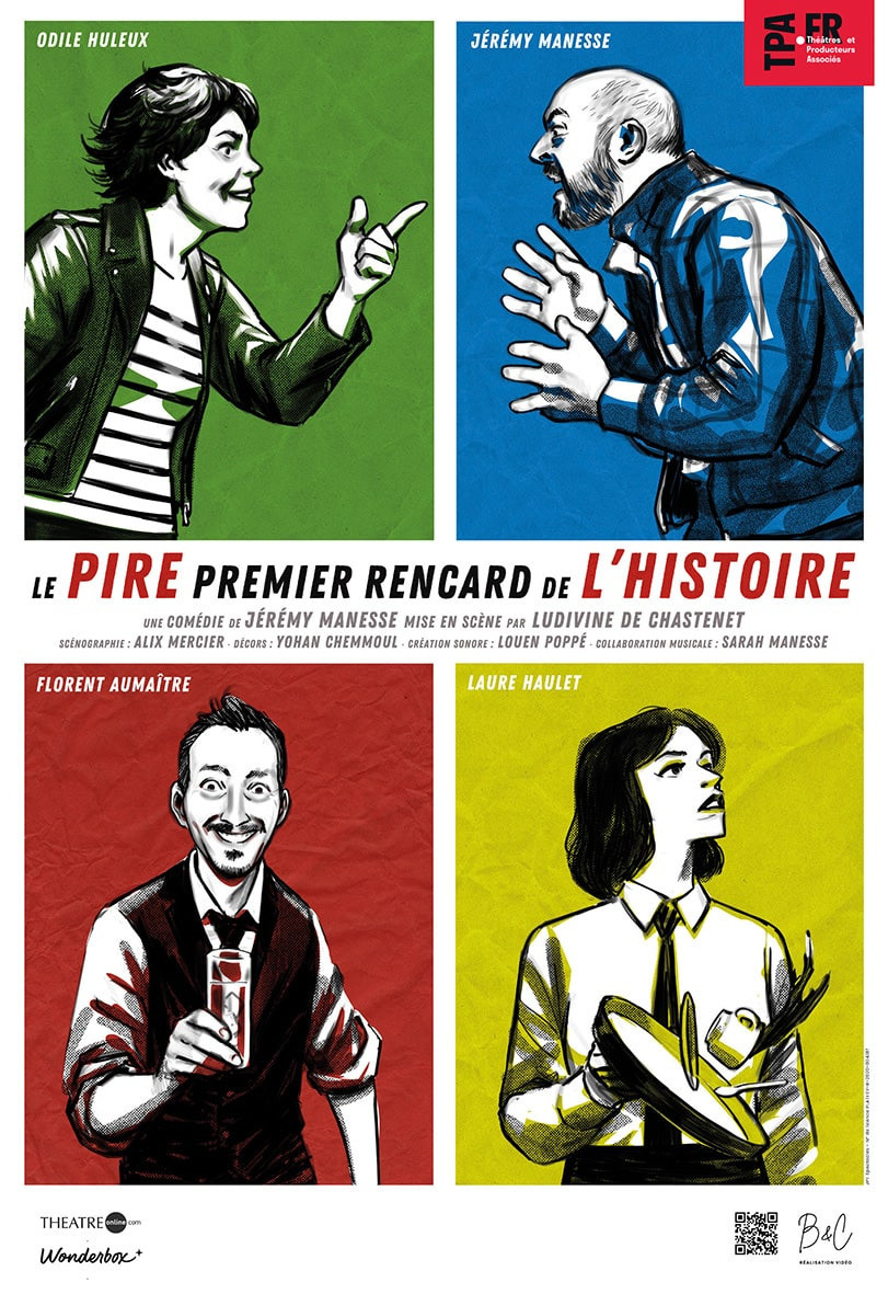 La commedia brillante “Le pire premier rencard de l'histoire” in scena al Théâtre des Muses di Monaco