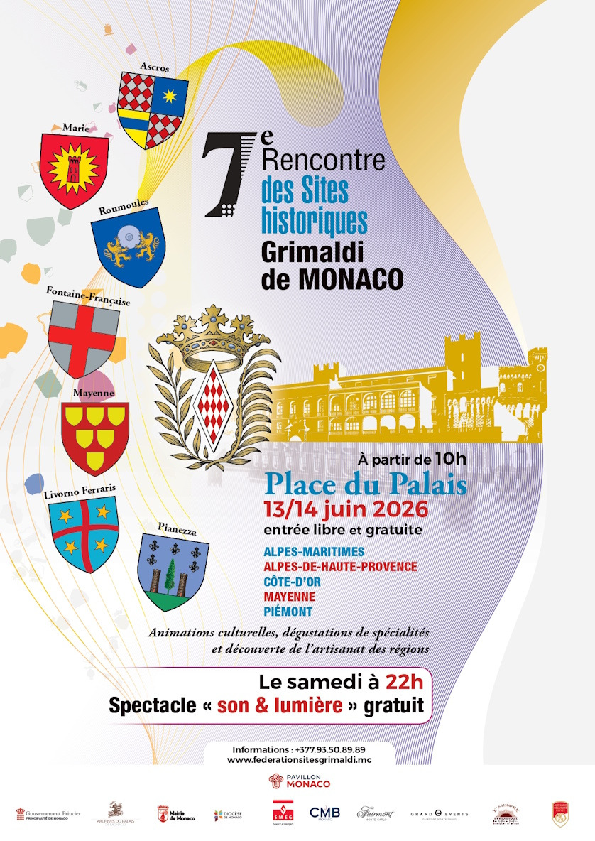 7° Incontro dei Siti Storici Grimaldi di Monaco: Piazza del Palazzo ospita un fine settimana di tradizioni, spettacoli e cultura