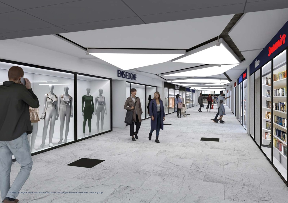 Fontvieille: al via da giugno 2026 il progetto di riqualificazione del Centro Commerciale (Foto)