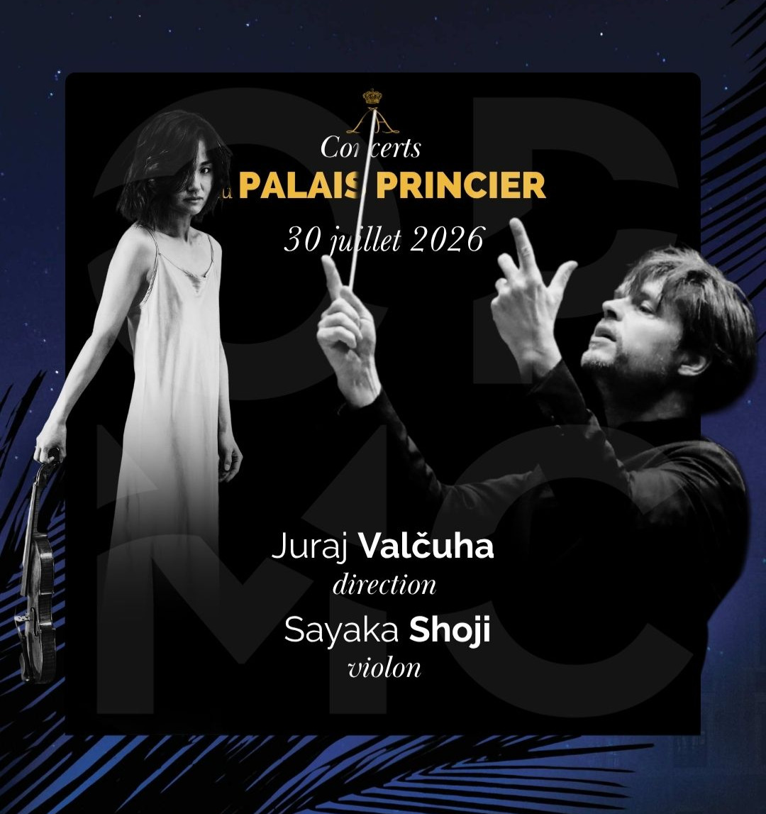 Concerti al Palazzo dei Principi di Monaco: Juraj Valčuha e Sayaka Shoji protagonisti della serata del 30 luglio