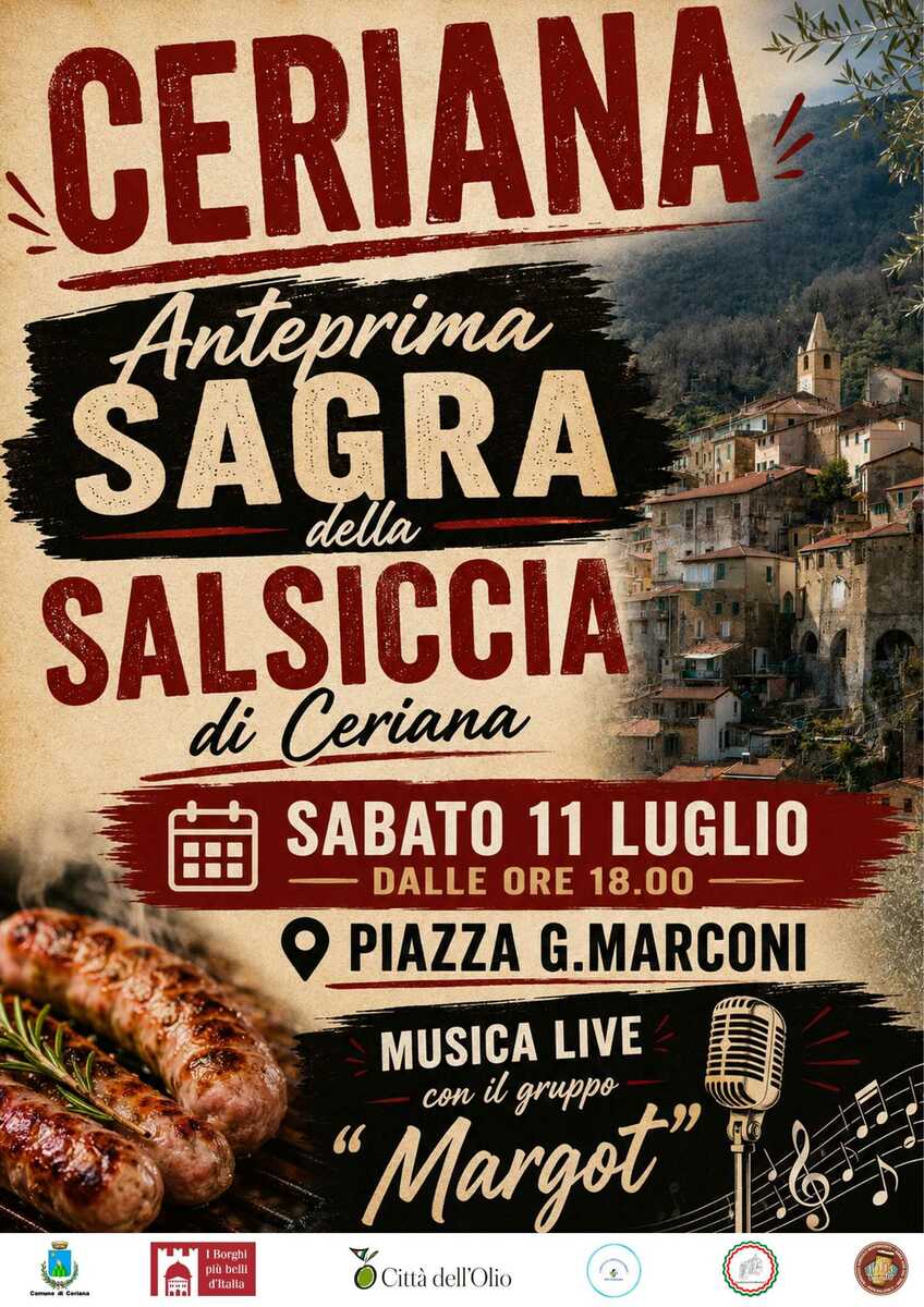Ceriana, grande anteprima della Sagra della Salsiccia