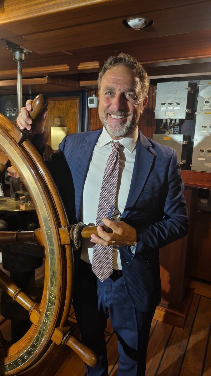 Vele d’Epoca, la Nave Scuola Palinuro arriva a Imperia: a bordo gli assessori regionali