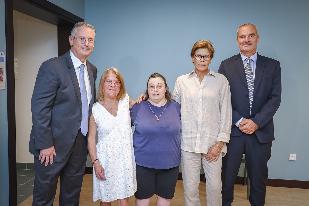 La Principessa Stéphanie visita la nuova Unité de Vie Partagée per persone con disabilità a Monaco