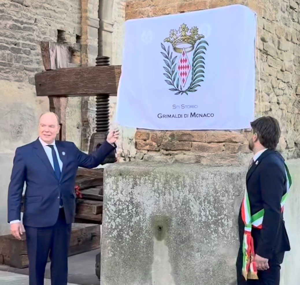 Il Principe Alberto II nelle Langhe, visita ufficiale sulle tracce della storia dei Grimaldi (Foto)