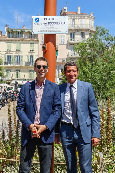 Cannes celebra la libertà: nasce la “Place Alexis de Tocqueville” e il “Cheminement des Penseurs”