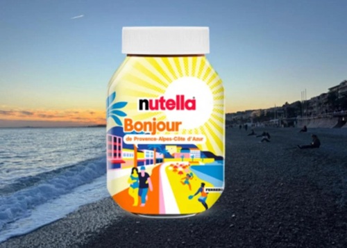 Nutella celebra la Francia: la Promenade des Anglais diventa un vasetto da collezione