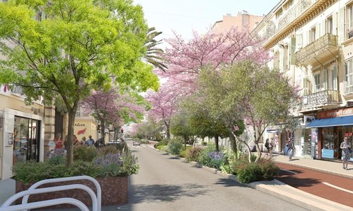 La futura Rue Dante a Nizza