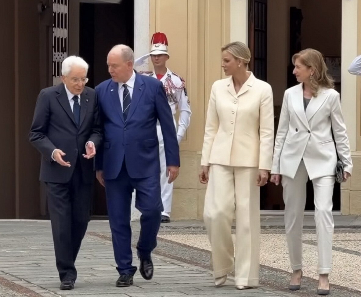 Mattarella a Monaco, storica visita di Stato: onorificenze, concerto di Cecilia Bartoli e cena con Principe Alberto II (Foto)