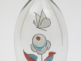 Maurice MARINOT, Flacon au papillon, 1922, verre émaillé, N.Mba 3120, musée des Beaux-Arts Jules Chéret, Nice © Photo Ville de Nice 006