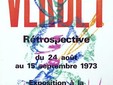 Affiche dédicacée de l’exposition André Verdet à la galerie Ferrero, 1974, 42 x 21 cm – Collection Ville de Nice / Donation Ferrero