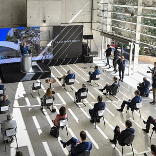 La stazione ferroviaria di Monaco-Monte-Carlo ha celebrato ufficialmente il suo 20 ° anniversario