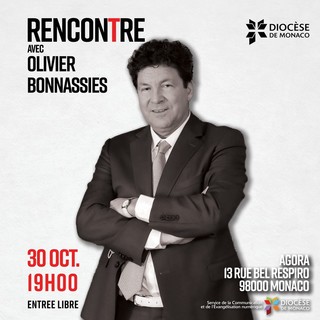 Monaco, per il ciclo "Incontro" una serata sulla fede cristiana con Olivier Bonnassies