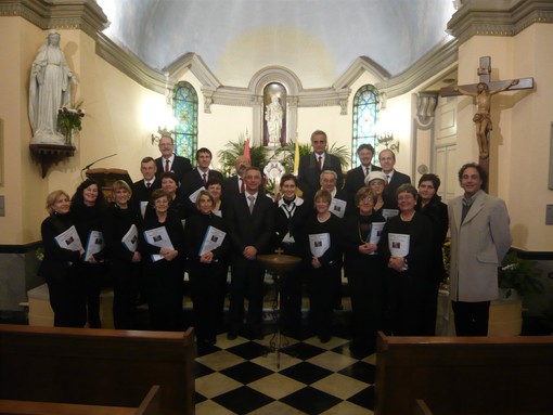 Montecarlo: grande successo del coro di Cristo Re di Ventimiglia a Santa Devota