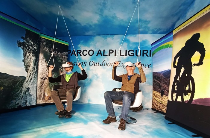 Il Parco delle Alpi Liguri a Olioliva con uno spazio istituzionale e un’esperienza in realtà virtuale per i visitatori Il Parco delle Alpi Liguri a Olioliva con uno spazio istituzionale e un’esperienza in realtà virtuale per i visitatori
