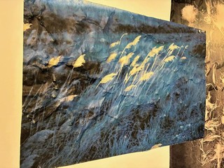 Opera di Elsa Leydier, digigrafia su carta inseminata, serie "L'Impostrice" ( 2015)