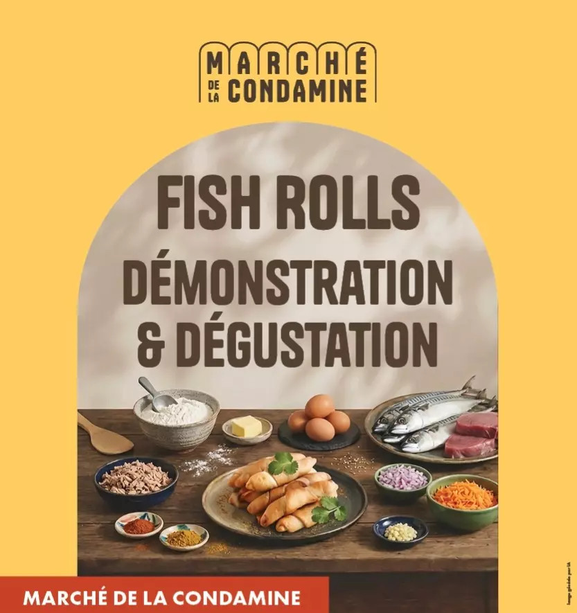 Fish Rolls a Monaco: dimostrazione e degustazione al Marché de la Condamine il 9 maggio