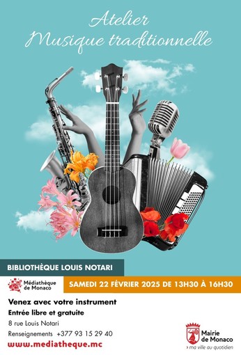 Monaco, alla Biblioteca Louis Notari workshop per appassionati di musica tradizionale Monaco, alla Biblioteca Louis Notari workshop per appassionati di musica tradizionale