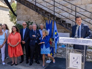 Discours de David Lisnard - Don mobilier (c)Mairie de Cannes
