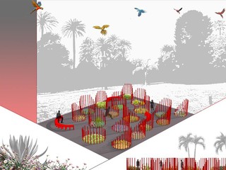 Cannes, Red forest Michel Copyright Damien Michel Cannes, Red forest Michel Copyright Damien Michel