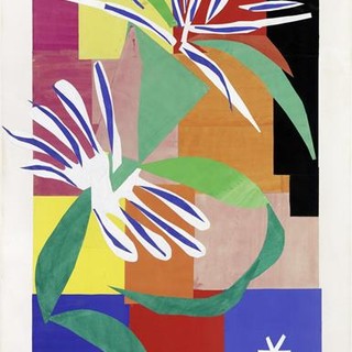 Henri Matisse, Danseuse créole, Nice, 1950, papiers gouachés découpés, 205 x 120 cm, musée Matisse, Nice, Don d’Henri Matisse, 1953.  Succession H. Matisse / Photo : François Fernandez.