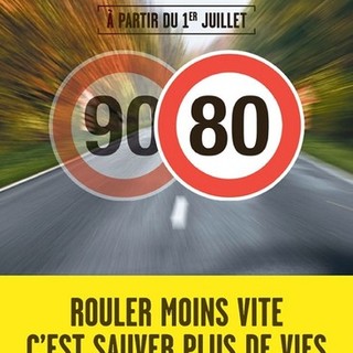 Da oggi, in Francia, si viaggia a 80 chilometri all’ora