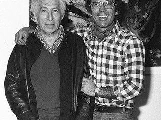 André Verdet et Jean Ferrero – Exposition Ferrero, musée municipal, Saint-Paul de Vence, 1974 /Photographie Service photographique Saint-Paul de Vence – Collection Ville de Saint-Paul de Vence / Donation Verdet