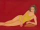 Alex Katz, Reclining Bather, 1960 Huile sur carton, 76 × 122 cm Studio Alex Katz © Alex Katz / Adagp, Paris, 2026