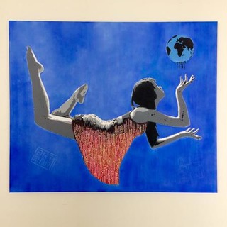 Le opere di ARTMOR1sui muri delle Puces de Nice