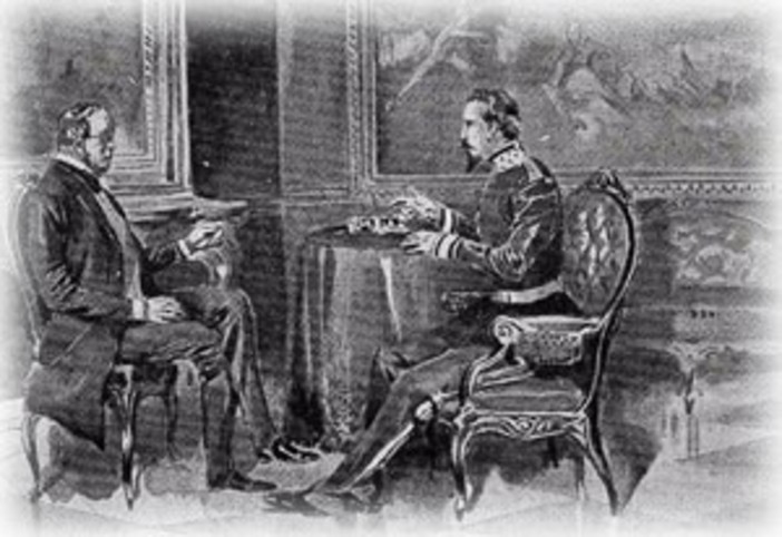 Cavour si incontrò con Napoleone III a Plombières il 20 Luglio 1858. ©Emaze