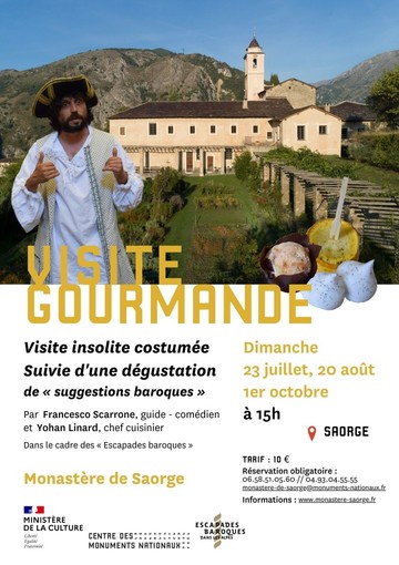 Domenica prossima una visita "gourmande" al monastero di Saorge