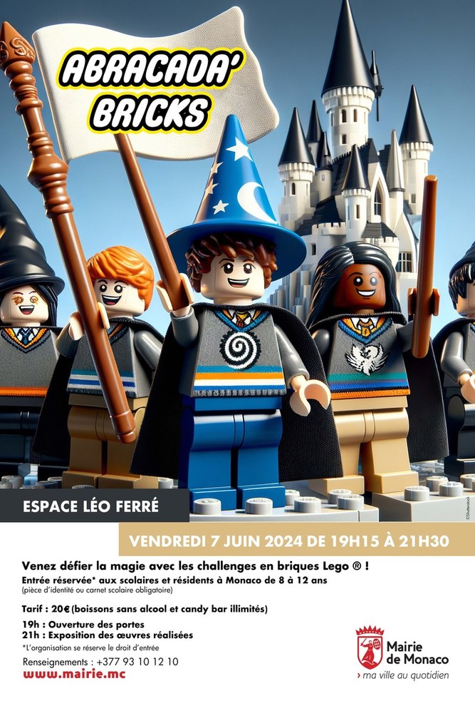 All'Espace Léo Ferré di Monaco si gioca con i Lego in "Abracadabra Bricks" All'Espace Léo Ferré di Monaco si gioca con i Lego in "Abracadabra Bricks"