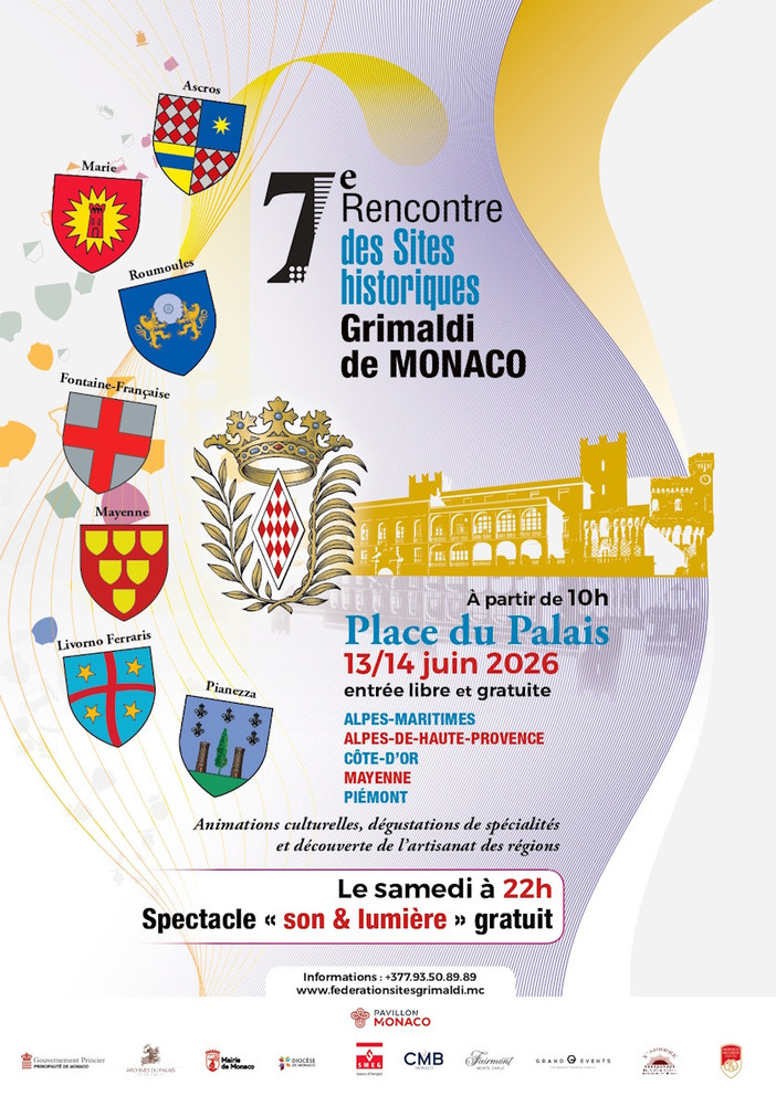 7ª edizione dell’Incontro dei Siti Storici Grimaldi di Monaco © DR 7ª edizione dell’Incontro dei Siti Storici Grimaldi di Monaco © DR
