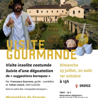 Domenica prossima una visita "gourmande" al monastero di Saorge