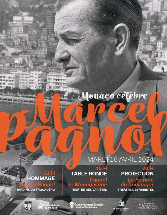 Il 16 aprile Monaco celebrerà l'illustre cittadino Marcel Pagnol