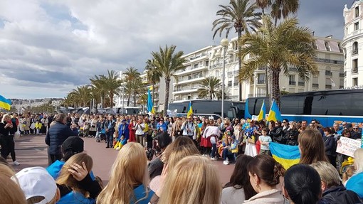 Secondo anniversario dell'invasione dell'Ucraina, Nizza