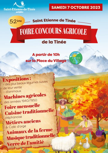A St Etienne de Tinée appuntamento con la Fiera Agricola d'autunno A St Etienne de Tinée appuntamento con la Fiera Agricola d'autunno